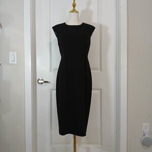 DKNY Sheath Dress Women’s Size M Black Sleeveless Work or Cocktail